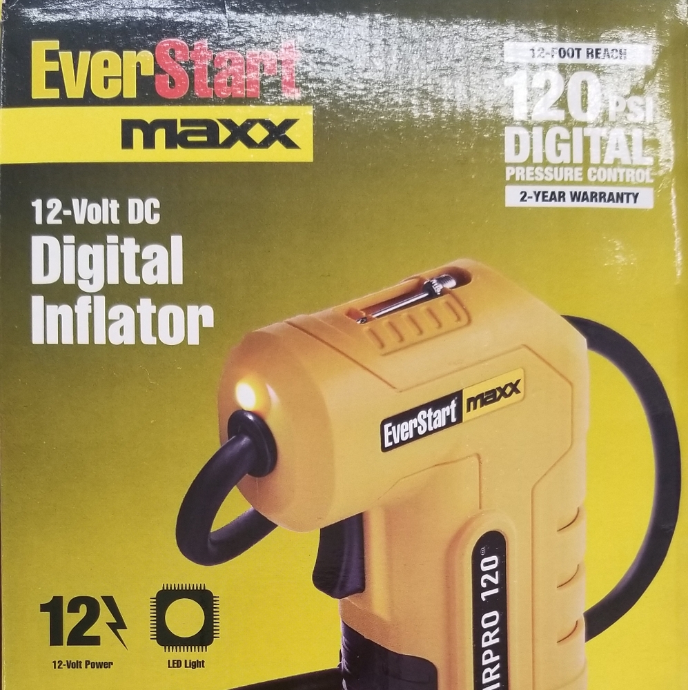 Everstart 120PSI Digital Inflator - Picture 6 of 8